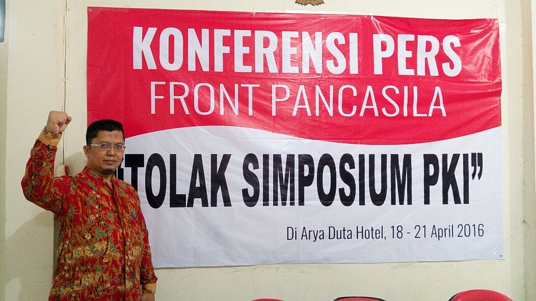 Front Pancasila Tolak “Simposium Membedah Tragedi 1965” di Hotel Aryaduta