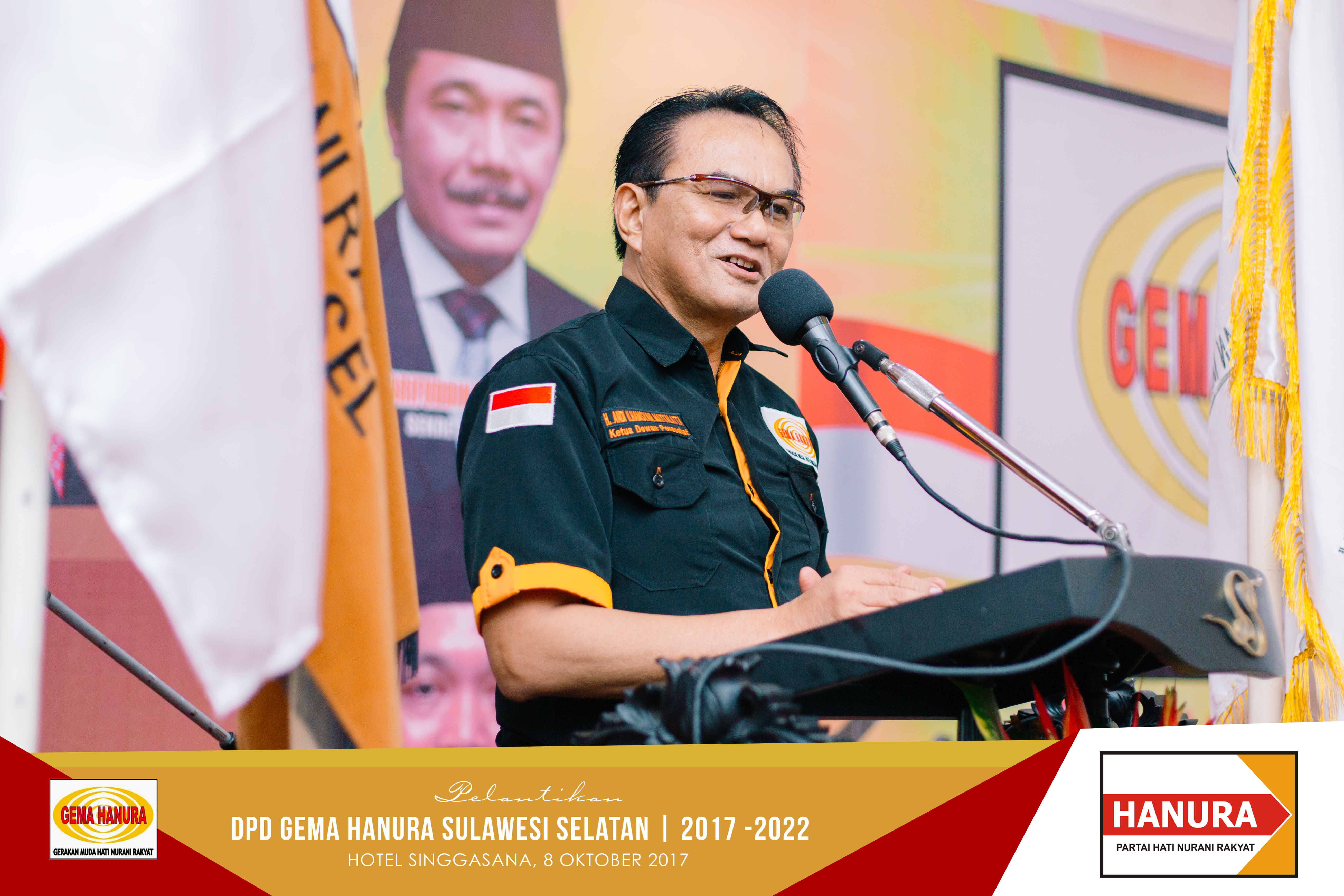 Ketua DPD Hanura Sulsel Bangga ‘Uniform’ Gema Hanura, Militan Tapi Bukan Militeristik