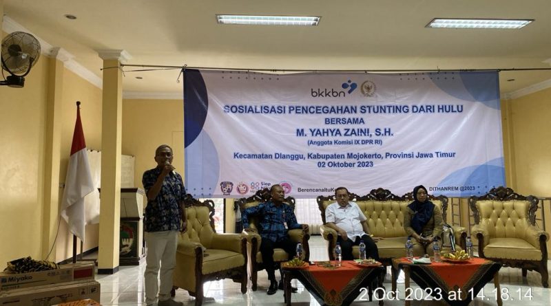 Yahya Zaini Apresiasi Kabupaten Mojokerto yang Berhasil Menurunkan Angka Stunting menjadi 11,6%