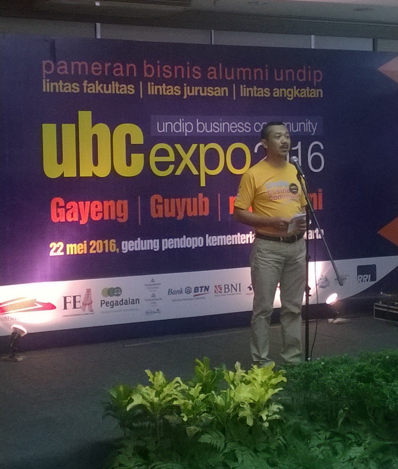 UBC Expo 2016 Berdayakan Entrepreneur UNDIP Untuk Indonesia Maju